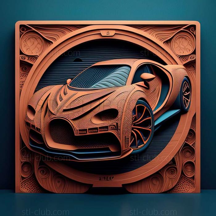 3D мадэль Bugatti Divo (STL)